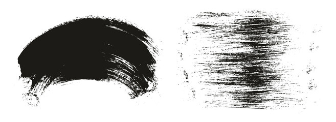 Round Brush Regular Long & Curved Background Mix Artist Brush High Detail Abstract Vector Background Mix Set 