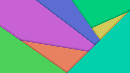 Colorful 3d paper layers background for art design