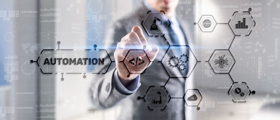 Automation Concept Innovation. Improving Productivity Solutions for your business