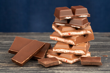 Stack of chocolate