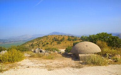 Military bunker in Saranda, Albania
