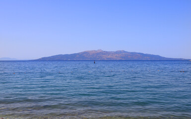 View of the Island Corfu from Saranda, Albania