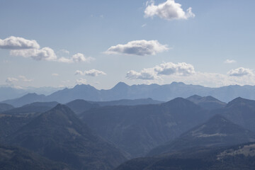Fototapeta premium Schafberg from above,Austria, 1782m