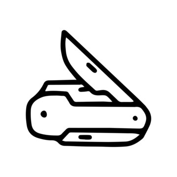 recommend clip art: pocket knife line vector doodle simple icon
