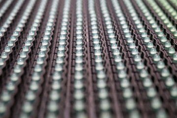Fototapeta premium Lamps led display close-up. Selective focus.
