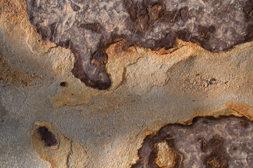 textura de minerales