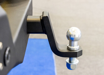 Obraz premium Vehicle tow bar on the car