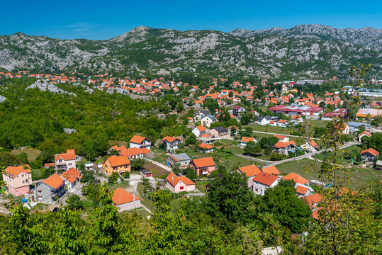Typical Montenegrin village within Lovcen National Park,Montenegro,Eastern Europe.