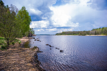lake in the mountains
