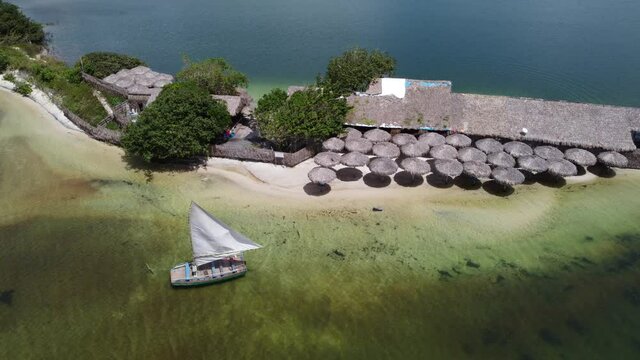 Jericoacoara Ceara Brazil. Sand dunes mountains and rain water lagoons at northeast brazilian paradise. World travel destinations. Tropical scenery.