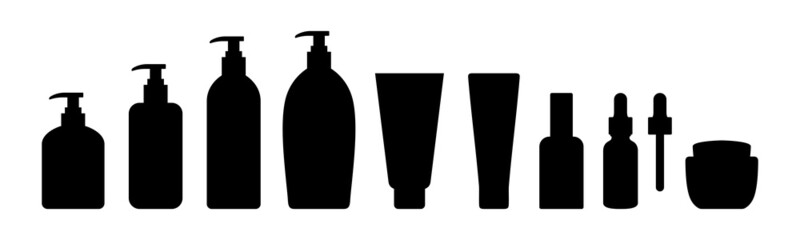 Vector graphic of cosmetic icon collection