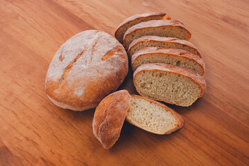 Pan Español hecho con masa madre. Nutritivo y casero.