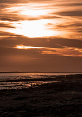 Obraz premium Sunset over the sea
