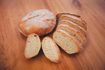 Pan Español hecho con masa madre. Nutritivo y casero.