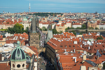 Obraz premium Broad view of Prague - Prague, Czech Republic