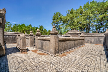 Tu Minh or Thanh Cung tomb, Hue, Vietnam.