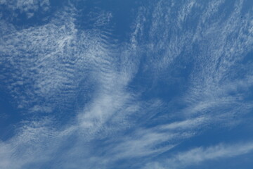 blue sky with white cloud