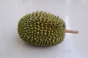fresh tropical durian fruit on a table