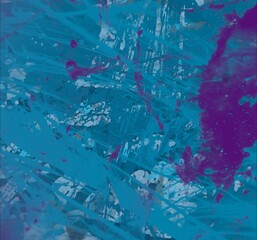 Fototapeta premium Colorful paint splashes. Abstract colorful ink pattern. Texture backdrop for various projects.