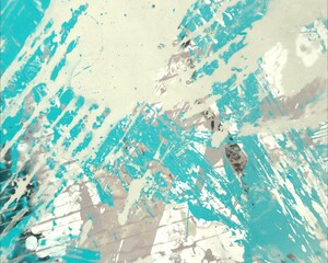 Colorful paint splashes. Abstract colorful ink pattern. Texture backdrop for various projects.