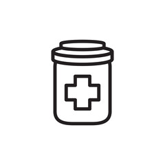 bottle pill icon vector design templates