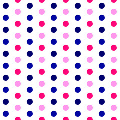 Polkadot seamless pattern.