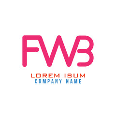 FWB lettering logo is simple, easy to understand and authoritative