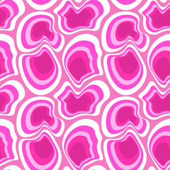 Seamless pattern - asymmetrical fantasy spots - molecules, stones or shell of the animal Abstraction