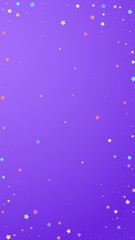 Festive cute confetti. Celebration stars. Colorful