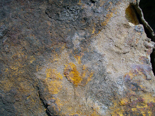 Colorful sand rock surface texture 