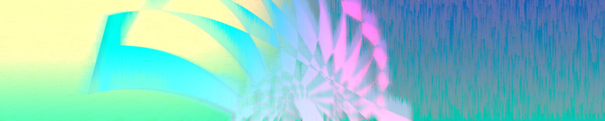 Abstract psychedelic iridescent glitch art background image.