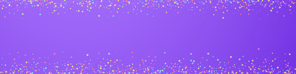 Fototapeta premium Festive fresh confetti. Celebration stars. Colorfu