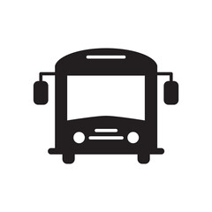 school bus icon vector design templates