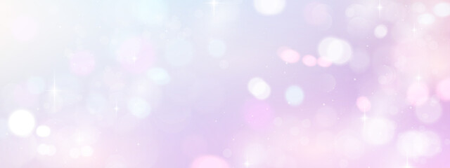 Merry Christmas and Happy New Year purple and pink background celebration background template with elegant greeting card ribbon