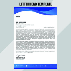 Creative Corporate letterhead Flyer Design Template 