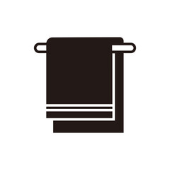 towel icon vector symbol illustration 