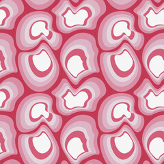 Seamless pattern - asymmetrical fantasy spots - molecules, stones or shell of the animal Abstraction