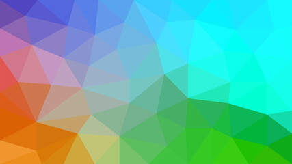 Fototapeta na wymiar Abstract colorful low poly background