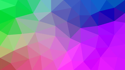 Abstract colorful low poly background