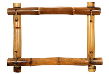 Frame for paintings and photos made of natural bamboo.