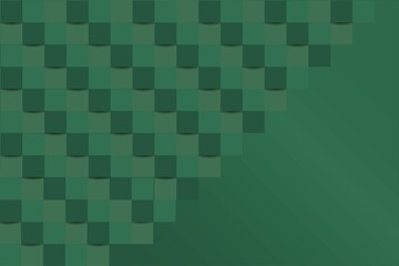 Obraz premium Abstract green background, with 3d design and texture. Vector illustration of EPS 10