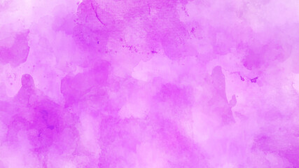 Hand drawn pink and purple abstract watercolor painting background. Pink hand drawn watercolor grunge abstract background. Abstract pastel watercolor on white background.