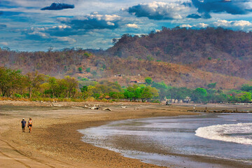 Fototapeta na wymiar Visiting the beaches of southern Nicaragua