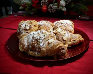christmas cookies on a plate