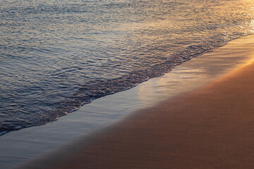 Marine summer background. Landscape of the sea or ocean.