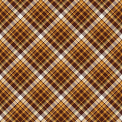 Plaid seamless pattern. Vector background of textile ornament. Flat fabric design.