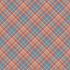 Plaid seamless pattern. Vector background of textile ornament. Flat fabric design.