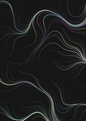 Abstract Perlin Noise Geometric Pattern generative computational art illustration