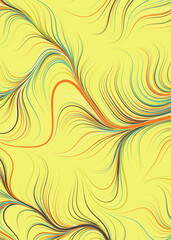 Abstract Perlin Noise Geometric Pattern generative computational art illustration