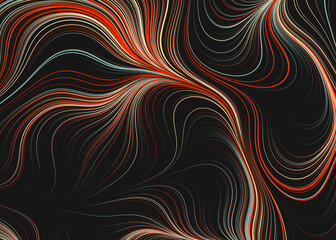 Abstract Perlin Noise Geometric Pattern generative computational art illustration